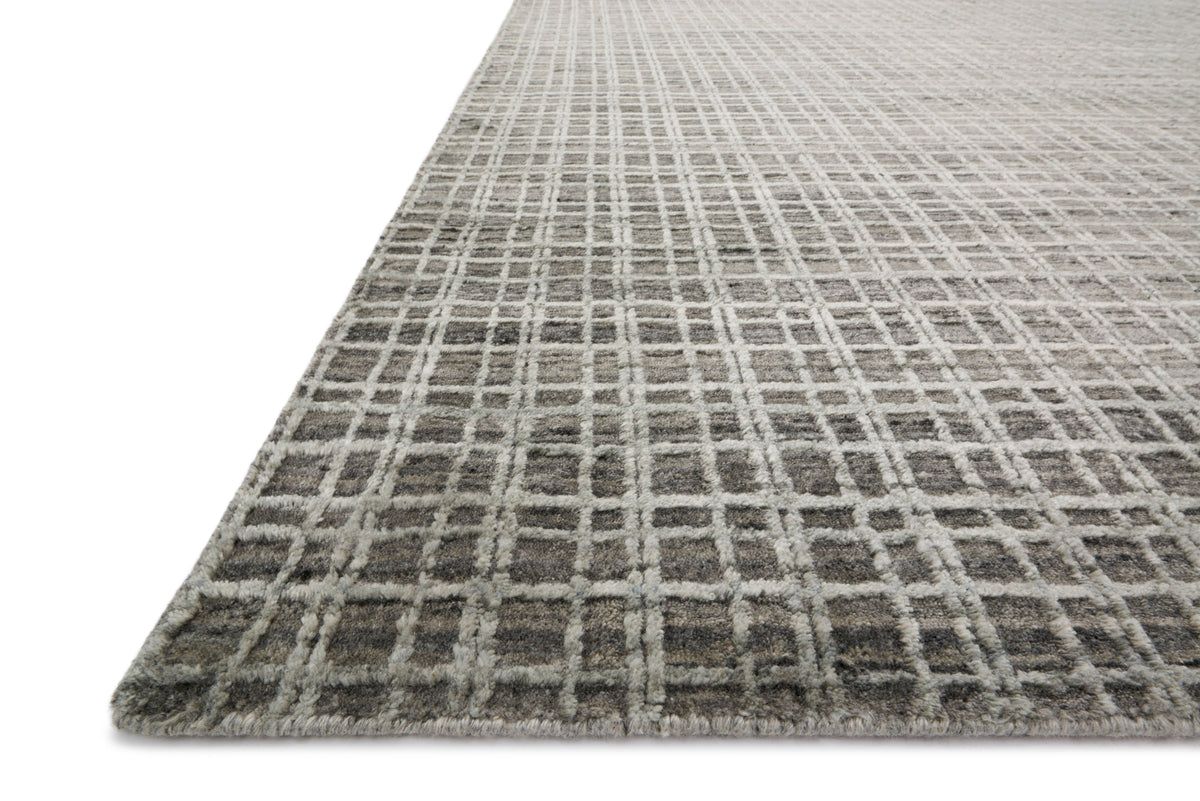 front view of Urbana Graphite luxury Rug