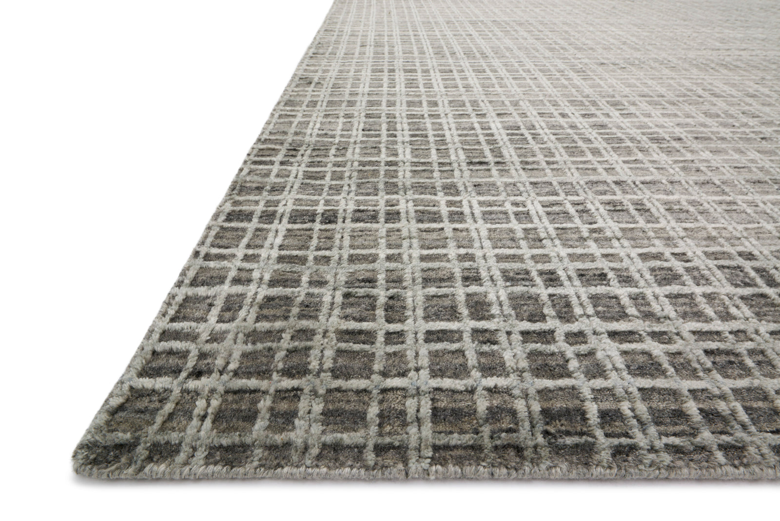 front view of Urbana Graphite luxury Rug