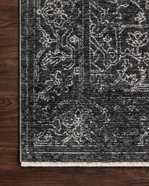 Vance Charcoal / Dove - Corner on Wood (V)