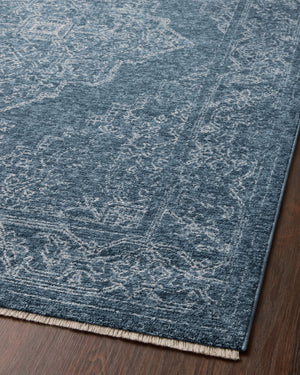 Vance Denim / Dove - Angled Corner on Wood (V)
