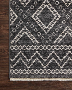 Vance Charcoal / Dove - Corner on Wood (V)