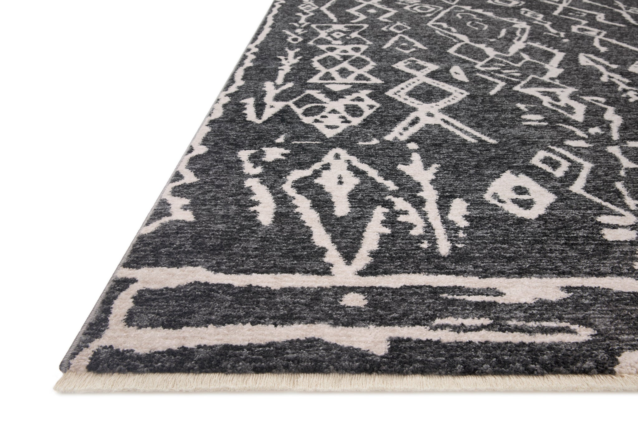 Vance Charcoal / Dove - Rug Corner (H)