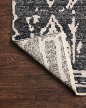 Vance Charcoal / Dove - Corner on Wood Flipped (V)