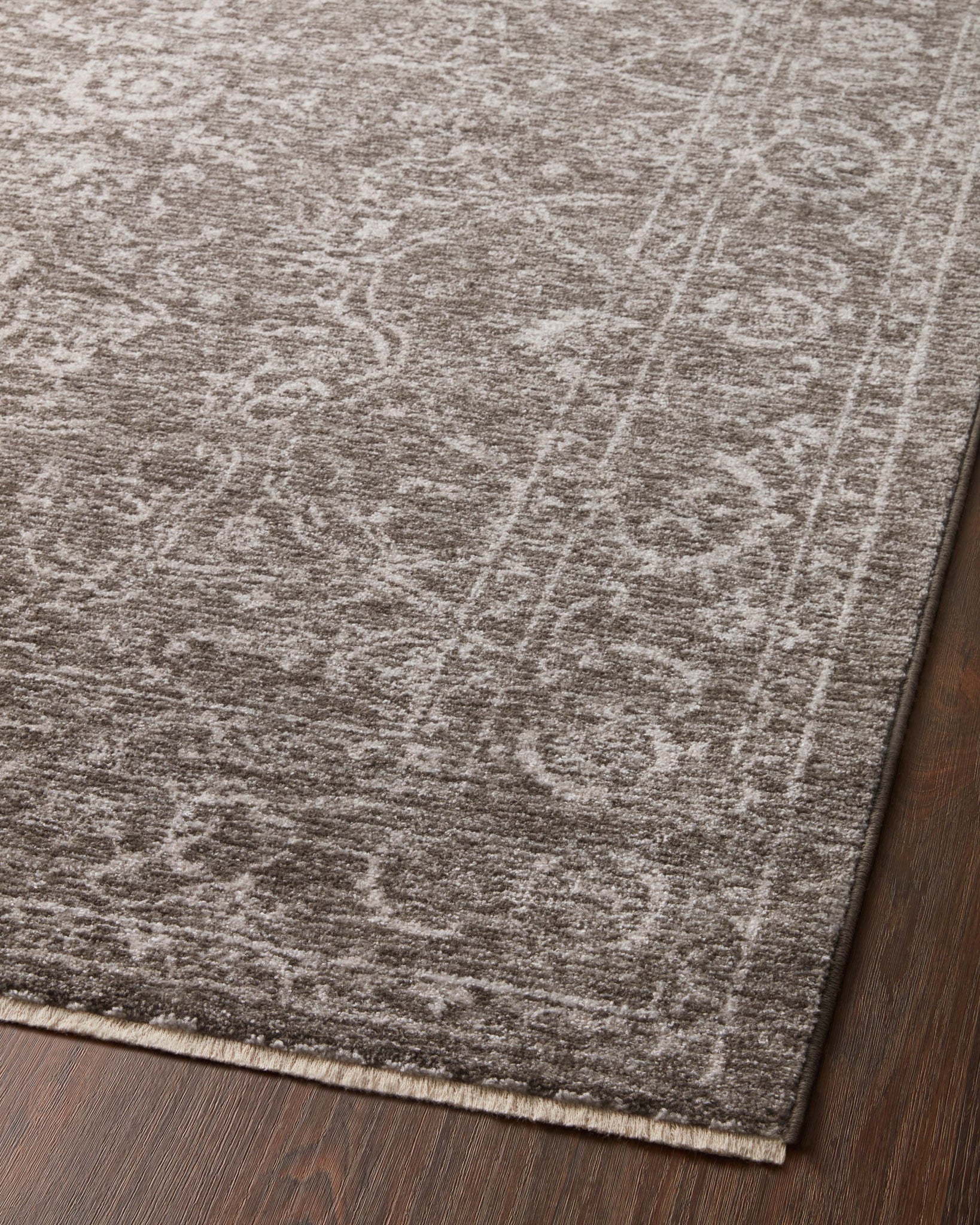 Vance Taupe / Dove - Angled Corner on Wood (V)