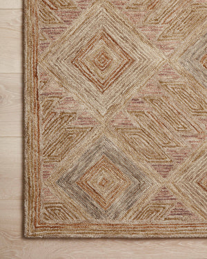 Varena Berry / Multi - Corner on Wood (V)