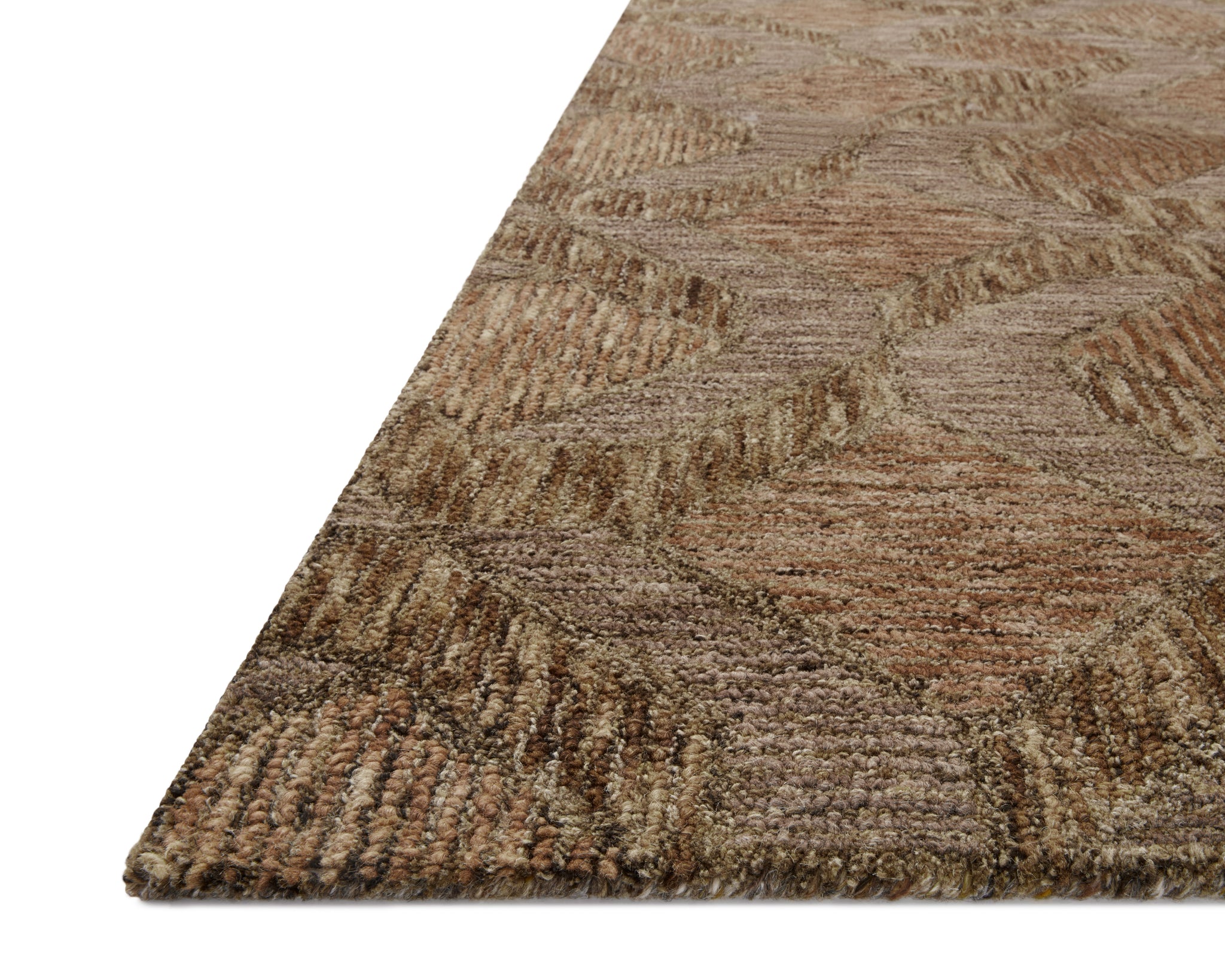 Varena Rust / Bark - Rug Corner (H)