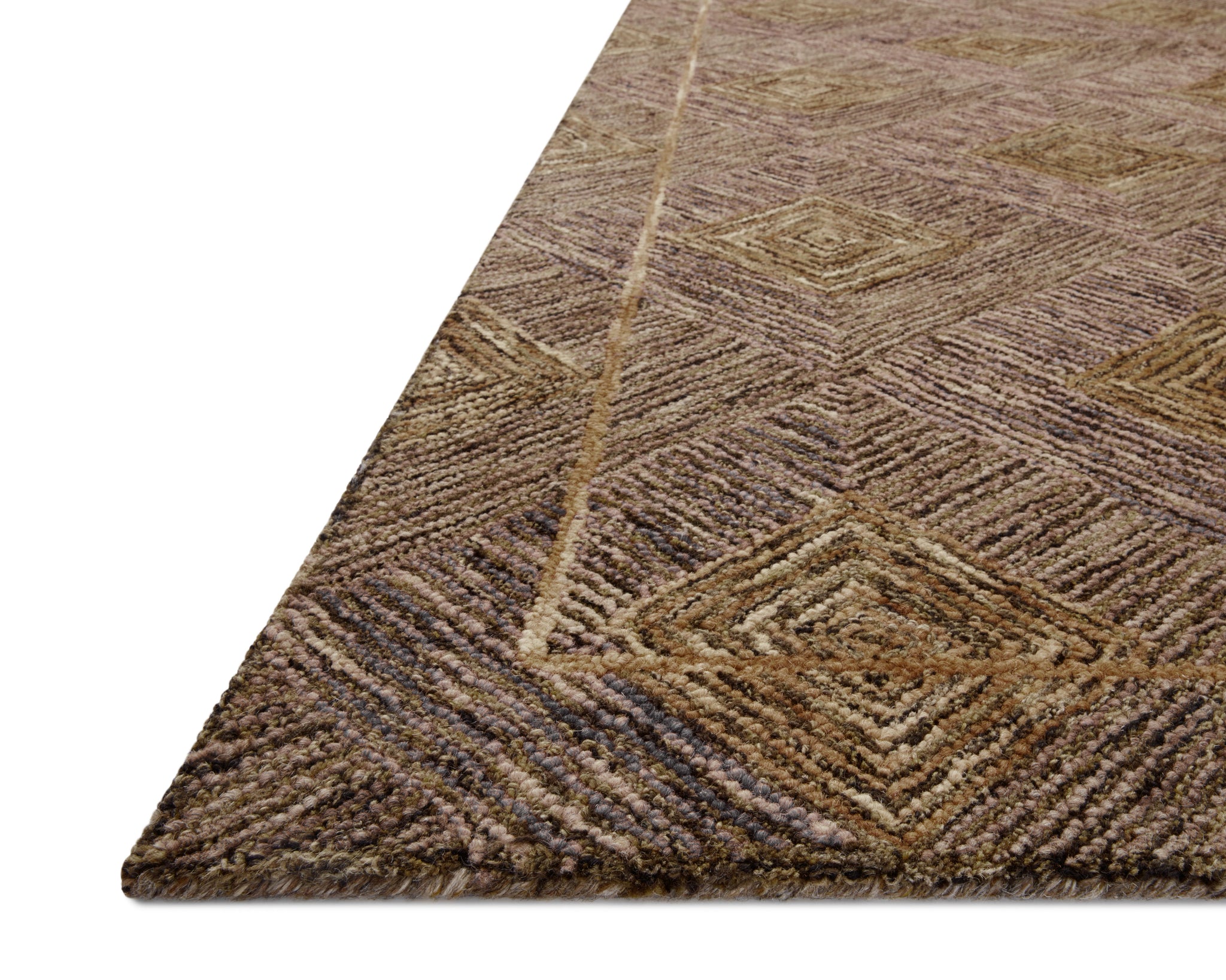 Varena Plum / Gold - Rug Corner (H)