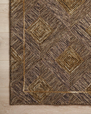 Varena Plum / Gold - Corner on Wood (V)