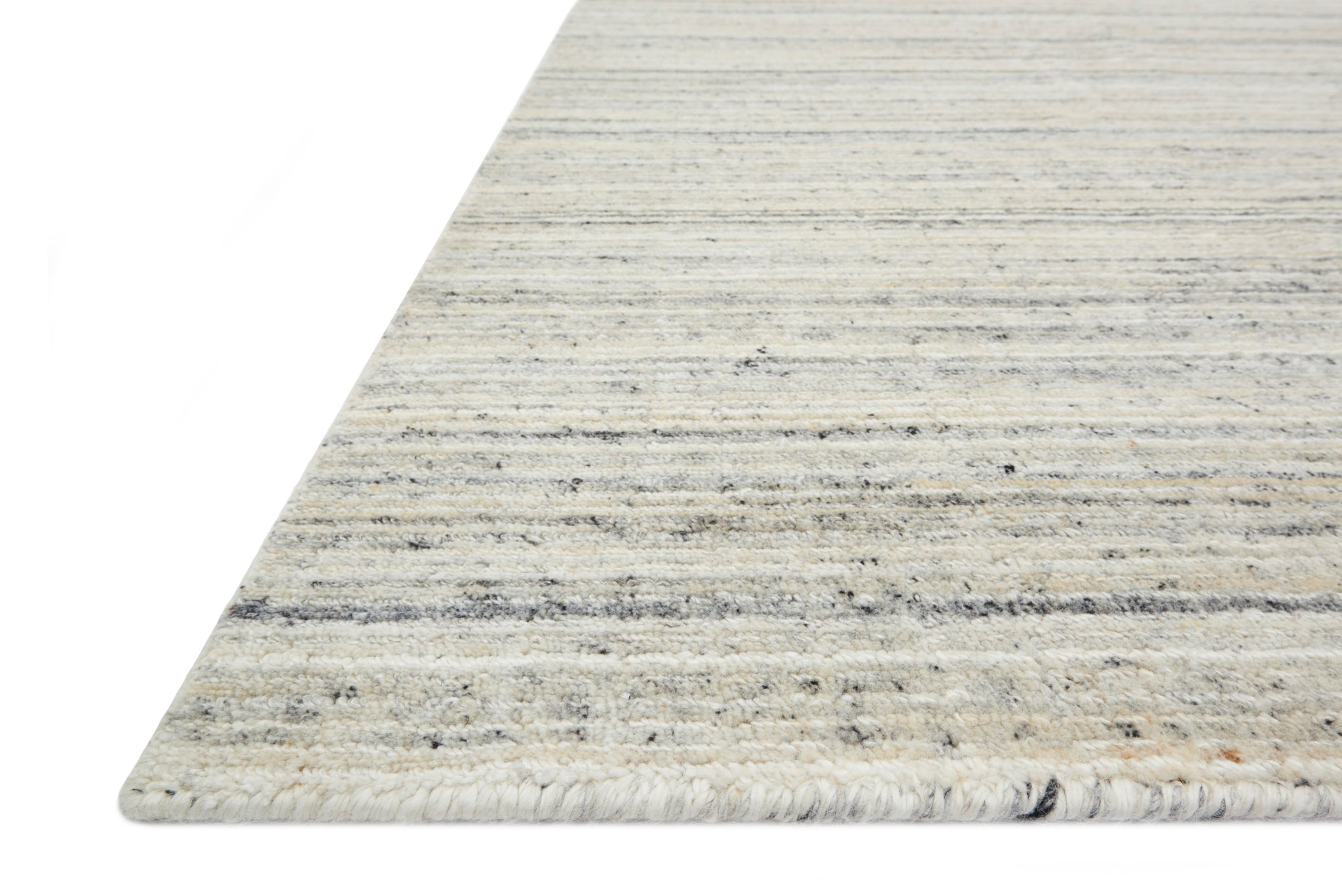 side view of Vaughn Ivory luxury Rug