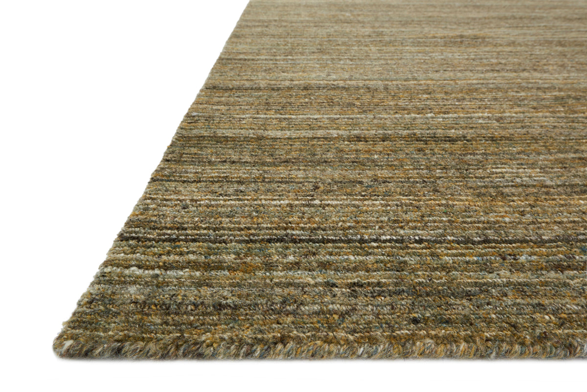 front view of Vaughn Olive luxury Rug