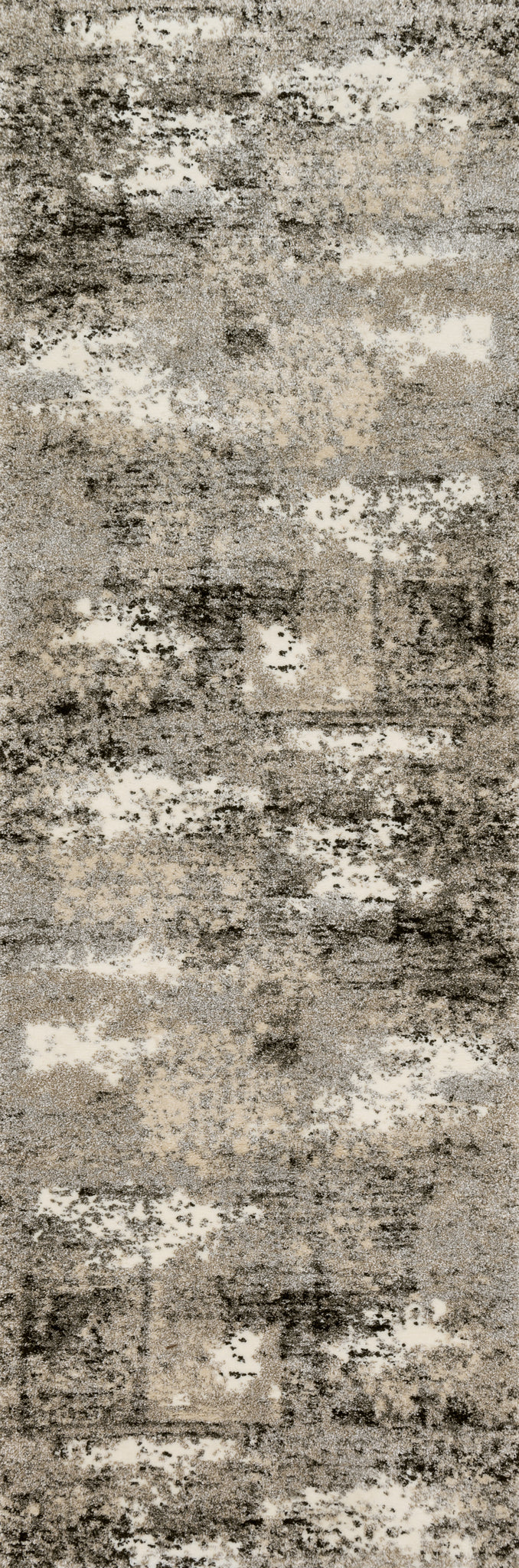 side view of Viera Grey luxury Rug