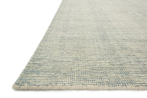 side view of Villa Lt. Blue luxury Rug