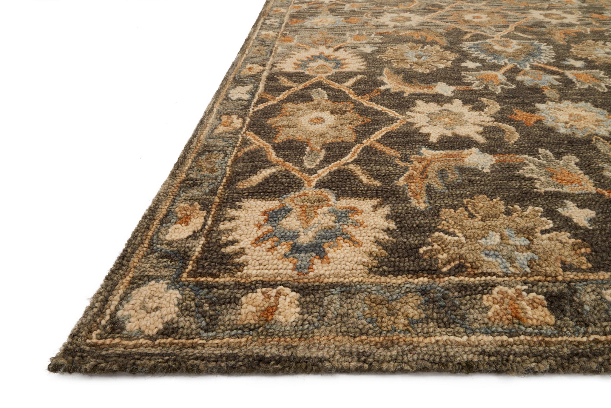 Victoria Dk Taupe / Multi - Rug Corner (H)
