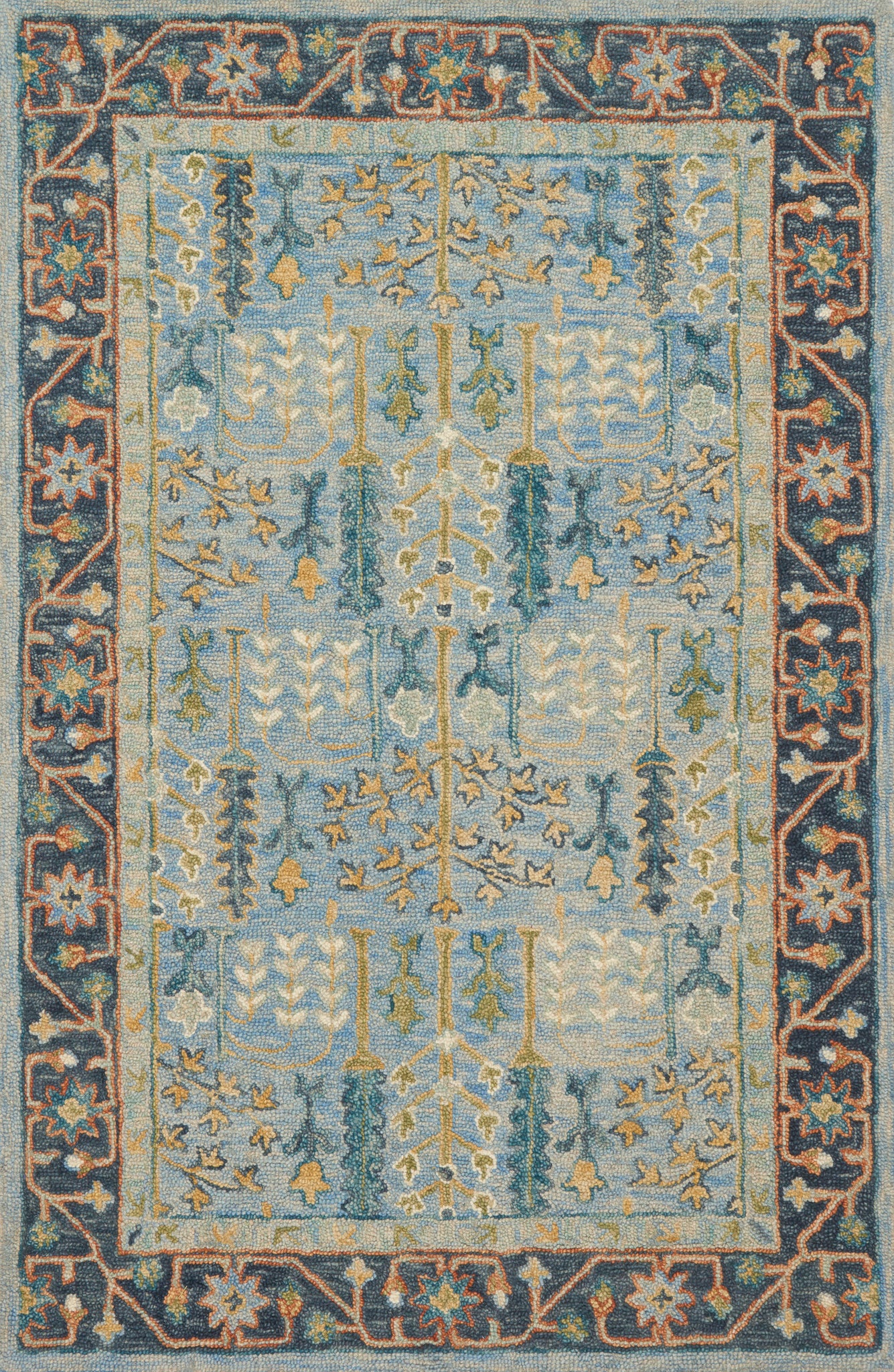 Victoria Lt Blue / Dk Blue - Aerial Image