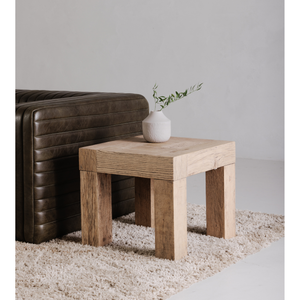 Evander Side Table Aged Oak