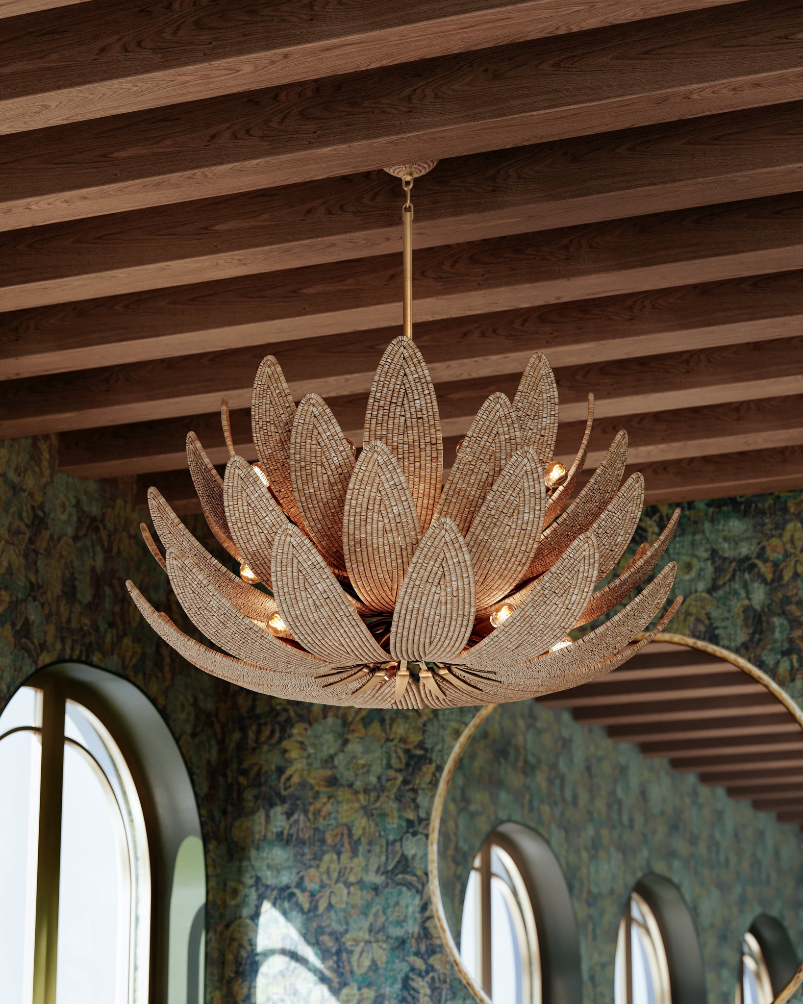 Varanasi Chandelier 42" - Lifestyle [539-42-VGL]