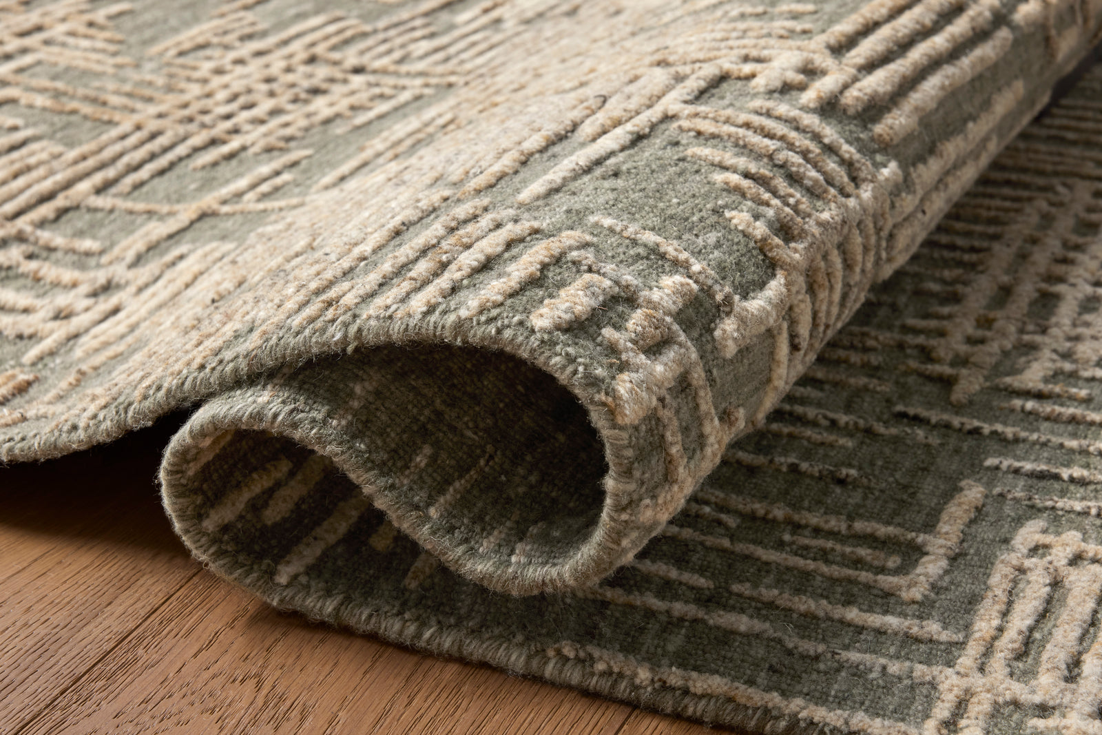 Woodriff Lagoon / Natural — a Loloi rug at Laurie Yapp Home.