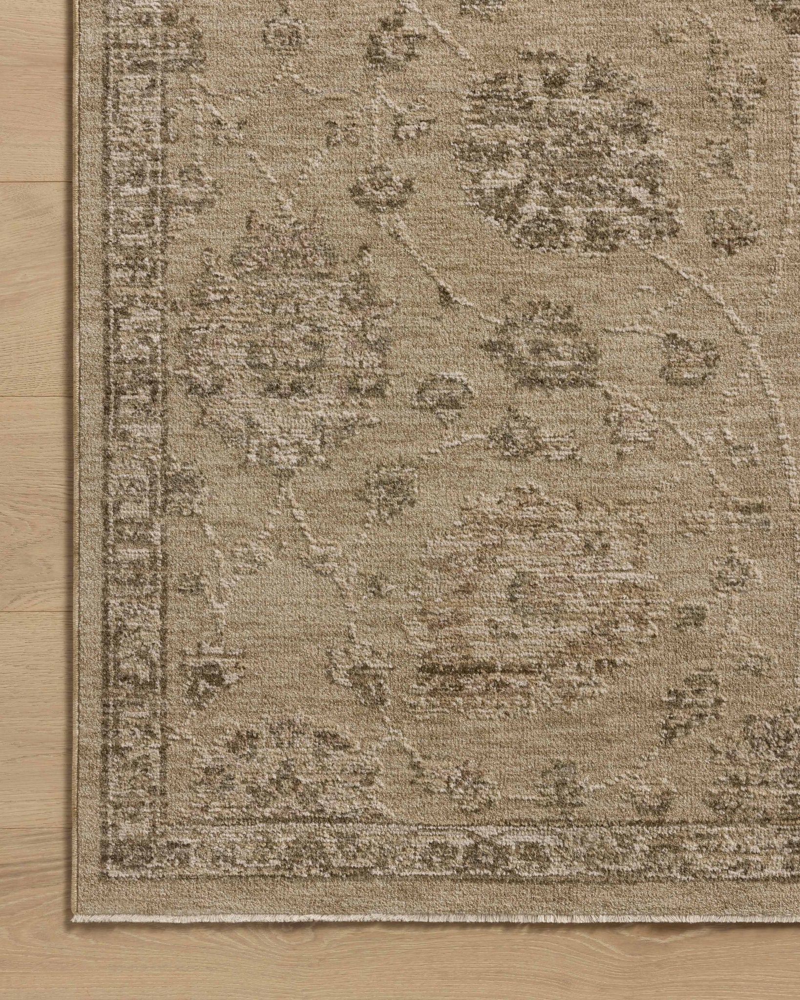 Willa Wheat / Multi - Corner on Wood (V)