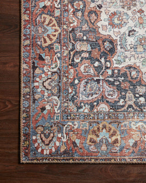 Wynter Red / Multi - Corner on Wood (V)