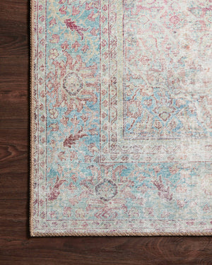 Wynter Red / Teal - Corner on Wood (V)