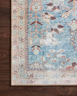 Wynter Teal / Multi - Corner on Wood (V)