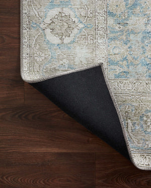 Wynter Ocean / Silver - Corner on Wood Flipped (V)