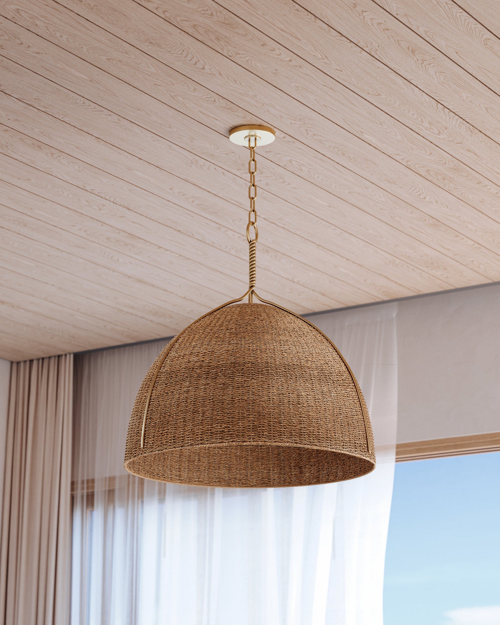 Woodlawn Pendant 28.5" - Lifestyle [1728-VGL]