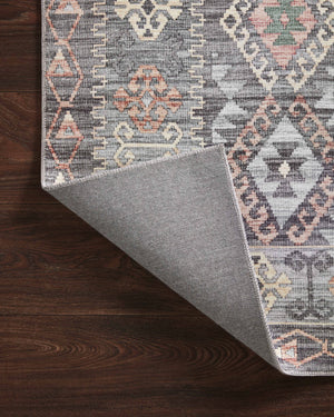Zion Grey / Multi - Corner on Wood Flipped (V)