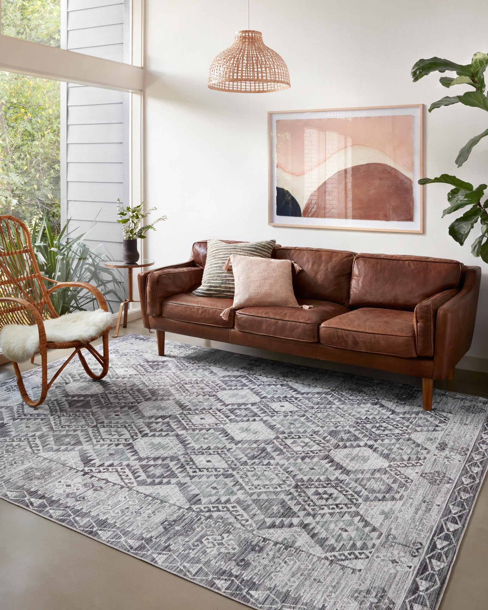 Zion Charcoal / Slate - Roomscene #1 (V)