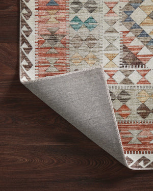 Zion Ivory / Multi - Corner on Wood Flipped (V)