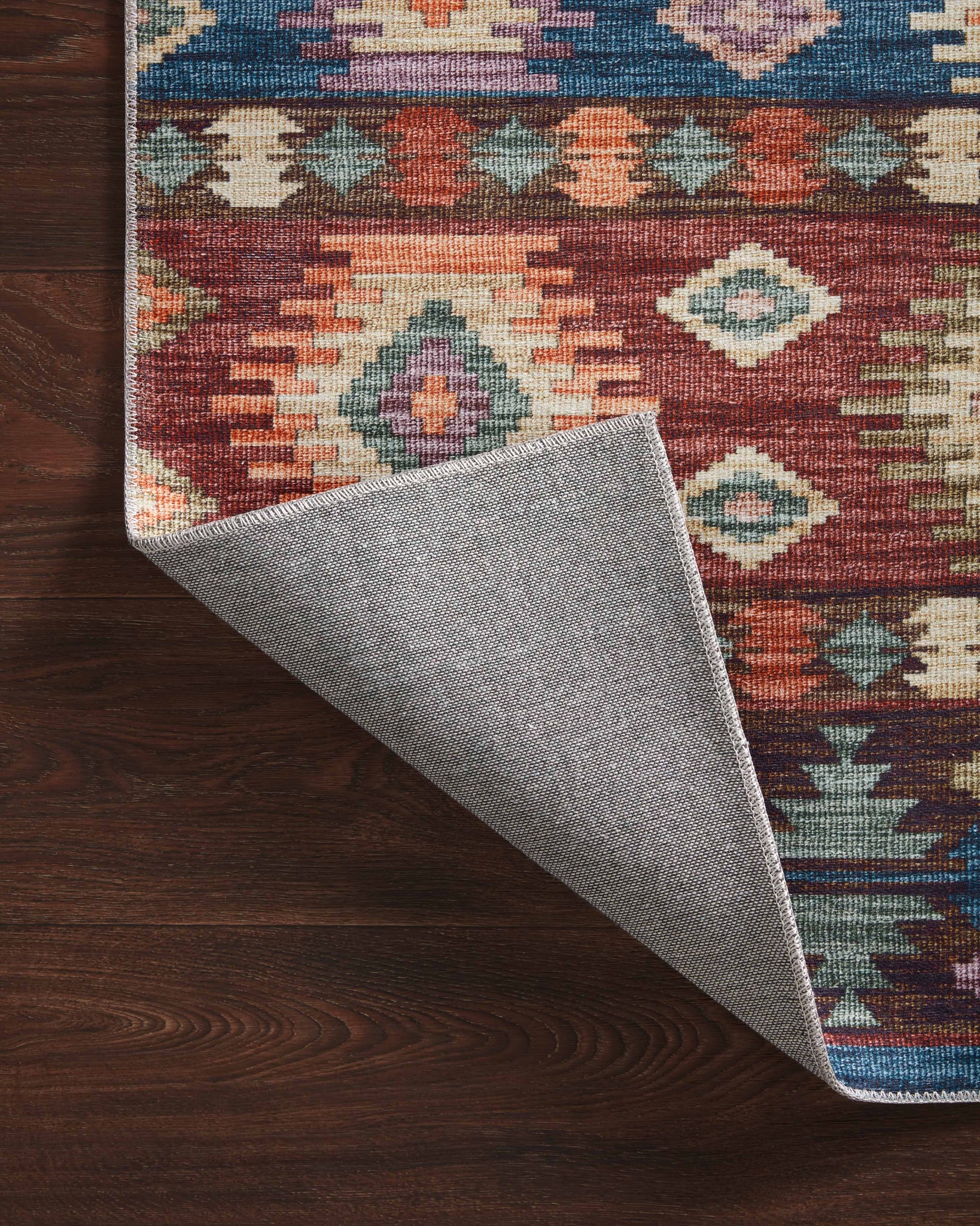 Zion Fiesta / Multi - Corner on Wood Flipped (V)
