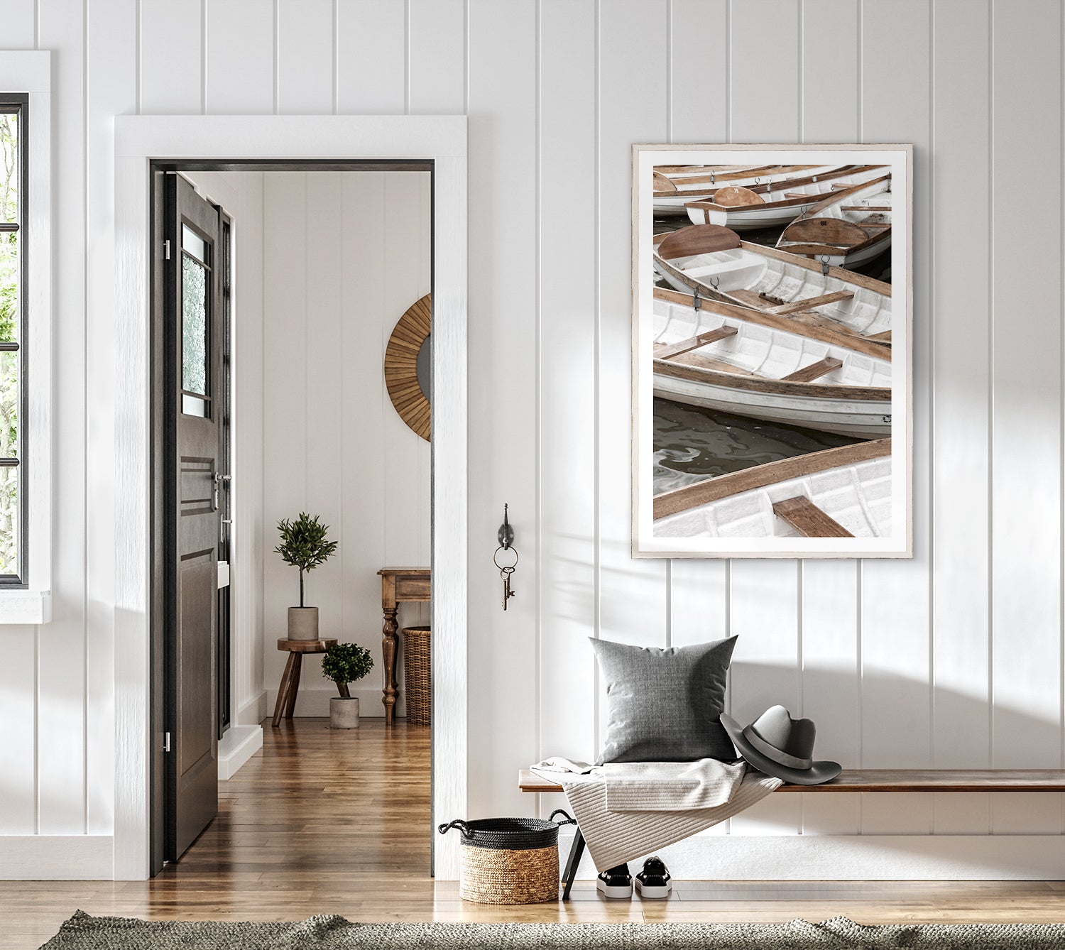 front view of At Mooring Il luxury Artwork