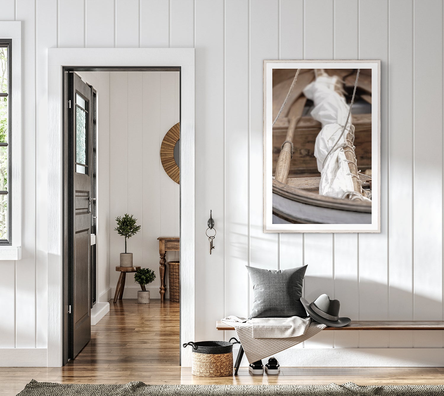 front view of At Mooring Ill luxury Artwork