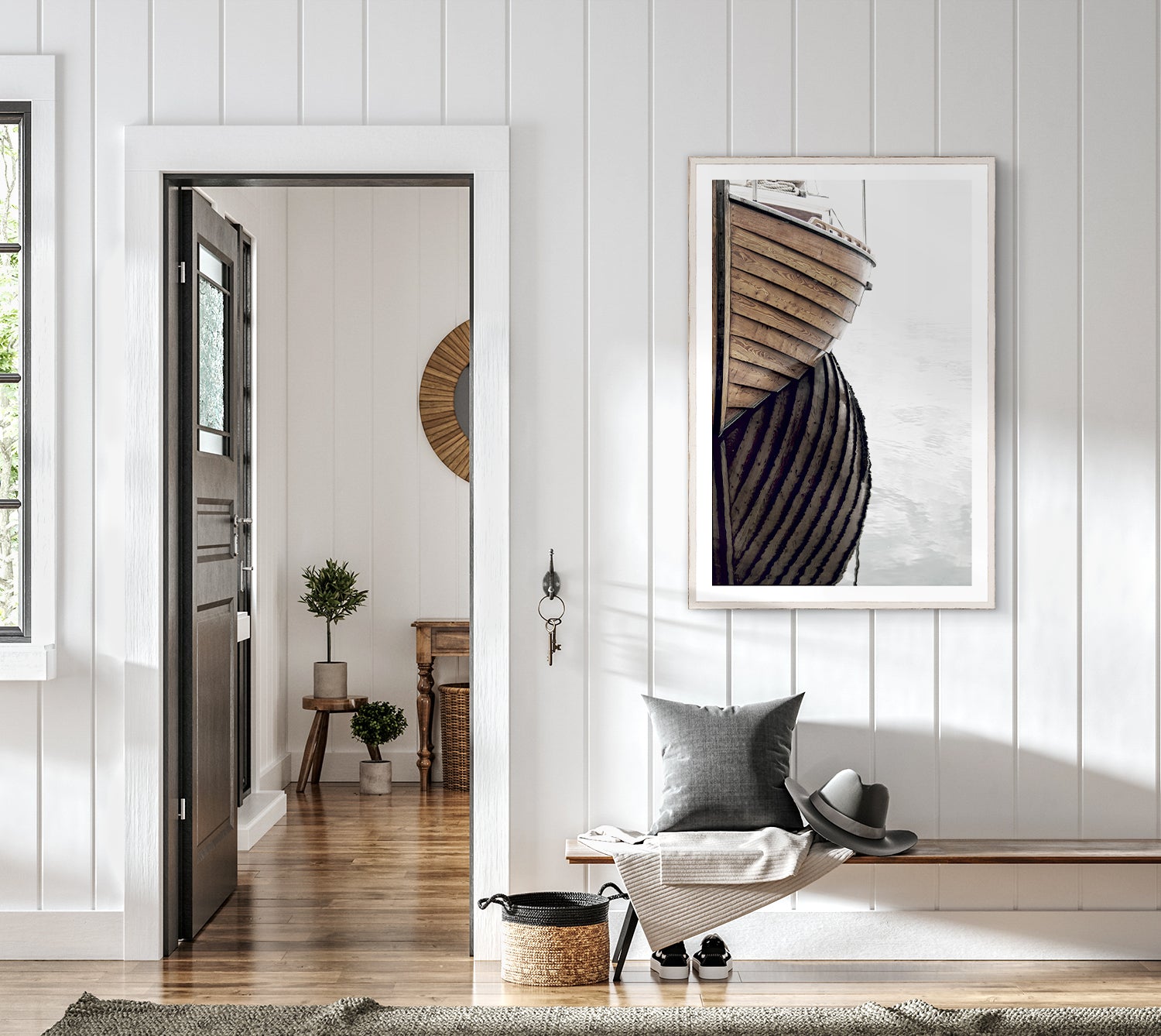 front view of At Mooring IV luxury Artwork