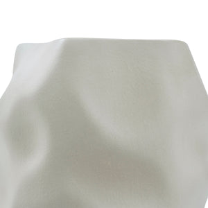 Top view of the Hermione Vase by Renwil, highlighting its unique wavy surface.