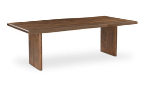detail view of Lila Large Dining Table Brown luxury Table