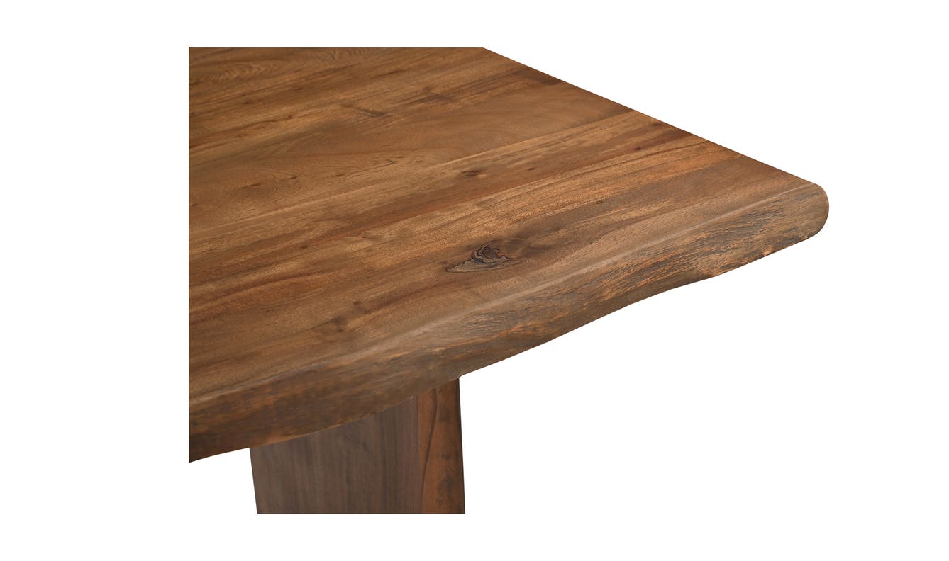 lifestyle view of Lila Large Dining Table Brown luxury Table