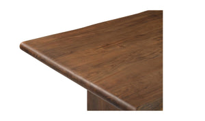 lifestyle view of Lila Large Dining Table Brown luxury Table