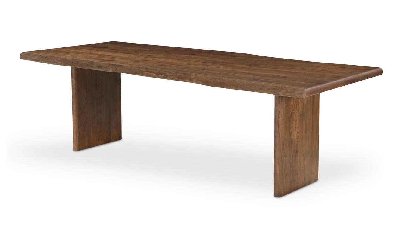 lifestyle view of Lila Large Dining Table Brown luxury Table