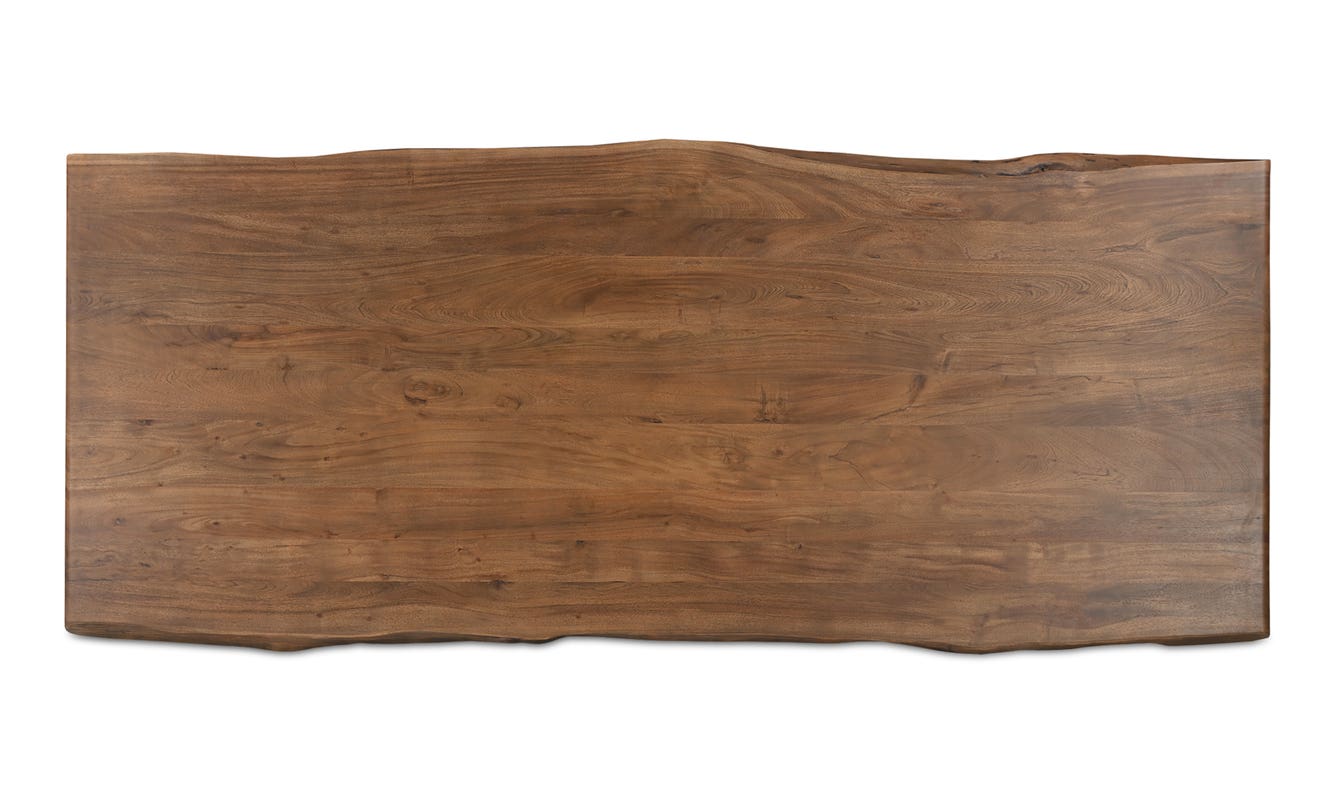 lifestyle view of Lila Large Dining Table Brown luxury Table