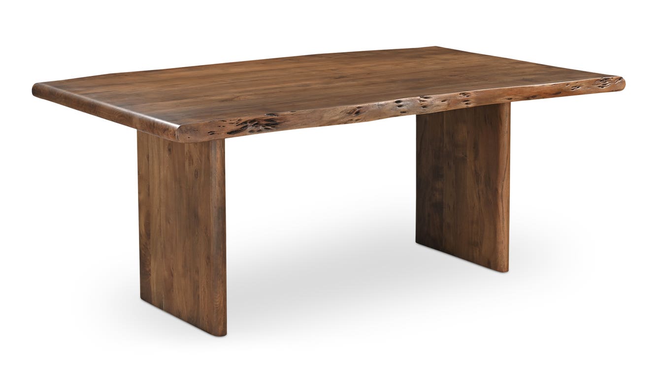 detail view of Lila Small Dining Table Brown luxury Table
