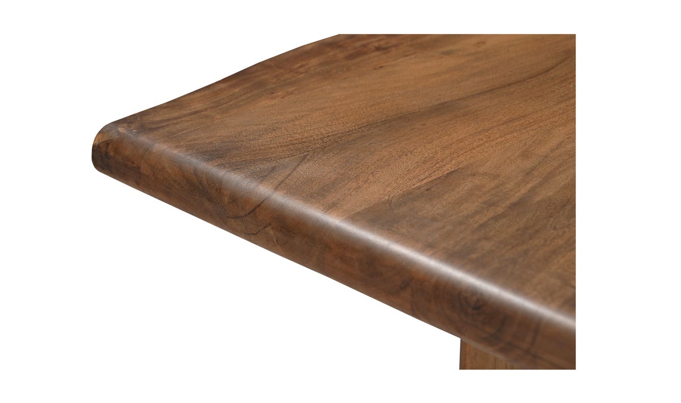 lifestyle view of Lila Small Dining Table Brown luxury Table