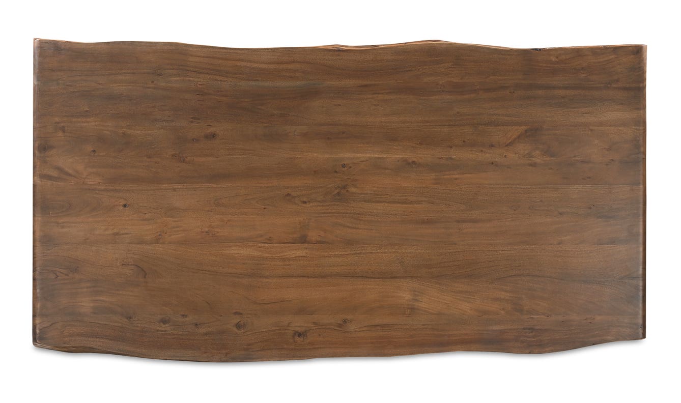 lifestyle view of Lila Small Dining Table Brown luxury Table