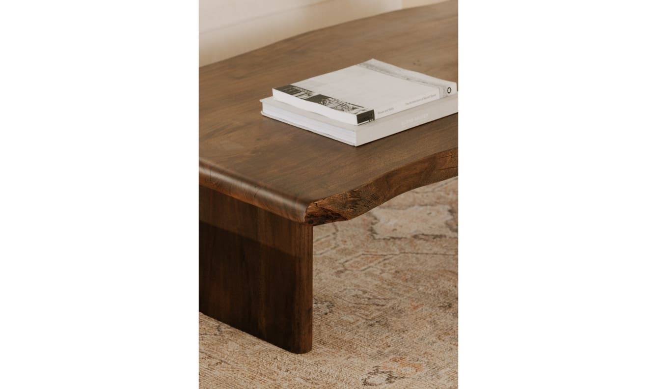 detail view of Lila Coffee Table Brown luxury Coffee Table