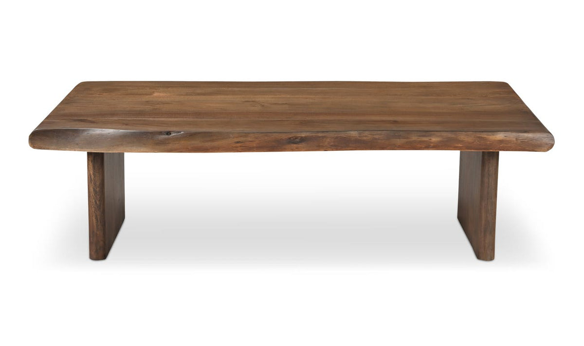 front view of Lila Coffee Table Brown luxury Coffee Table