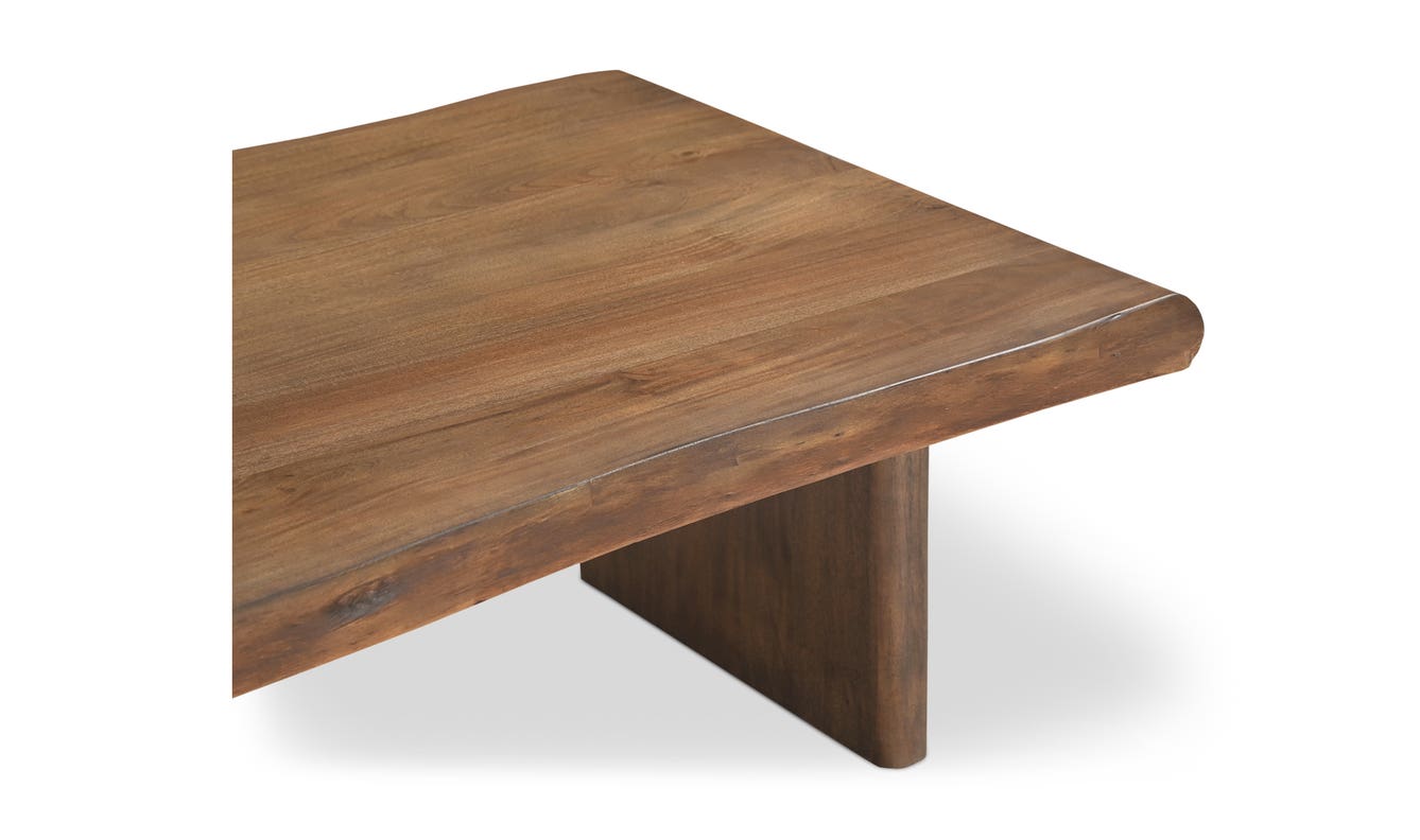 lifestyle view of Lila Coffee Table Brown luxury Coffee Table