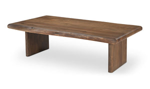 lifestyle view of Lila Coffee Table Brown luxury Coffee Table