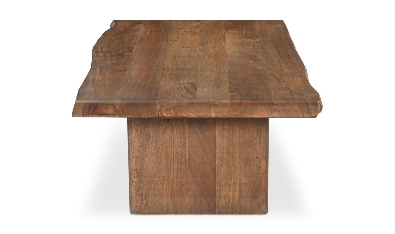 lifestyle view of Lila Coffee Table Brown luxury Coffee Table