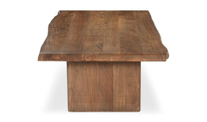 lifestyle view of Lila Coffee Table Brown luxury Coffee Table