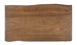 lifestyle view of Lila Coffee Table Brown luxury Coffee Table